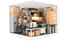 100 Square foot Storage Unit