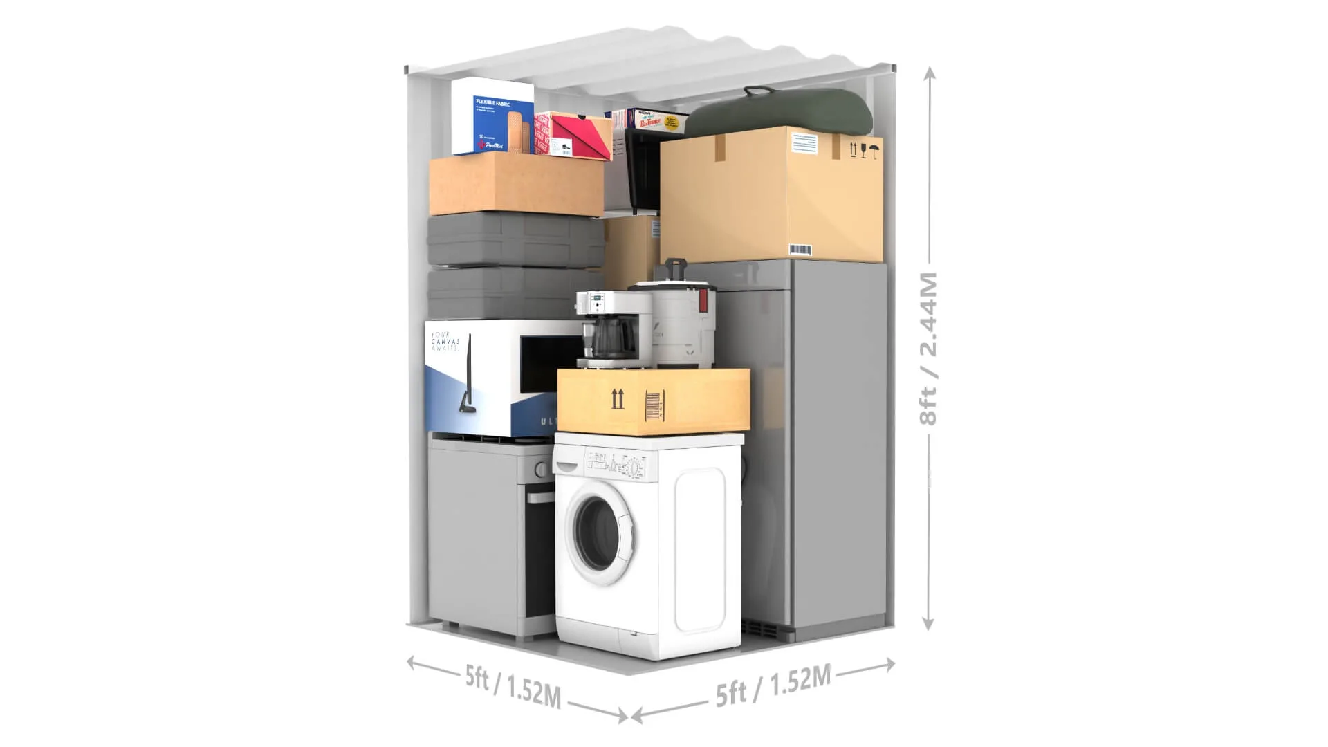 25 Square foot Storage Unit
