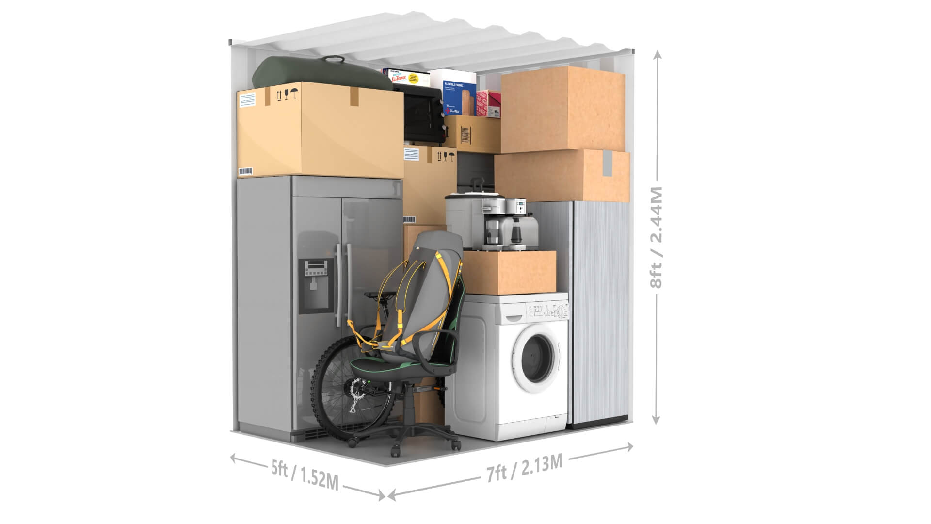 35 Square foot Storage Unit
